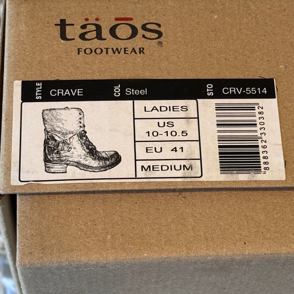 The Iconic Crave Boot from Taos in Steel grey leather - Picture 9 of 9